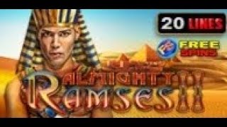 Almighty Ramses II - Slot Machine - 20 Lines screenshot 1