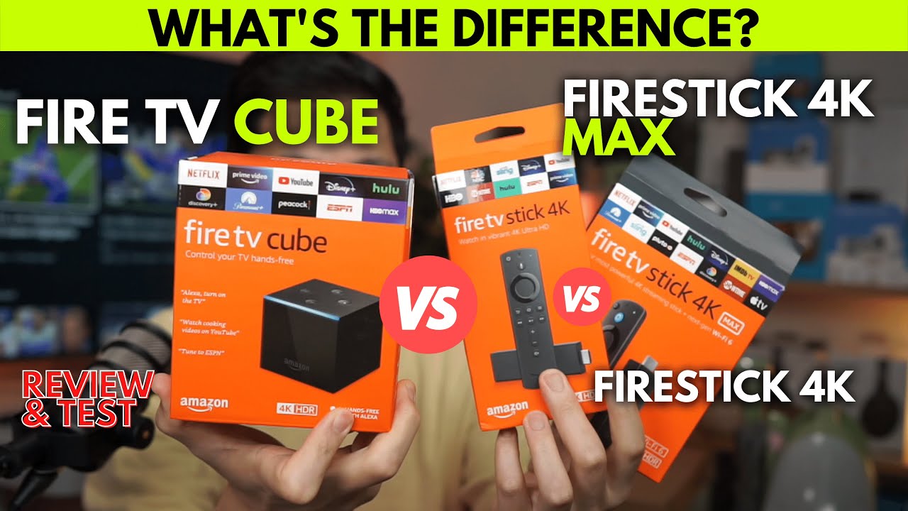 All Fire TV Sticks Comparison 2023 (Lite vs 3rd Gen vs 4K vs 4K Max vs  Cube)