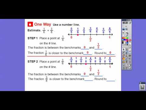 Estimate Fraction Sums and Differences - Lesson 6.3