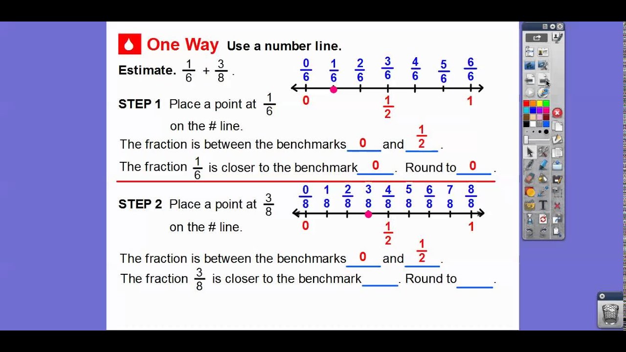 estimate-fraction-sums-and-differences-lesson-6-3-youtube