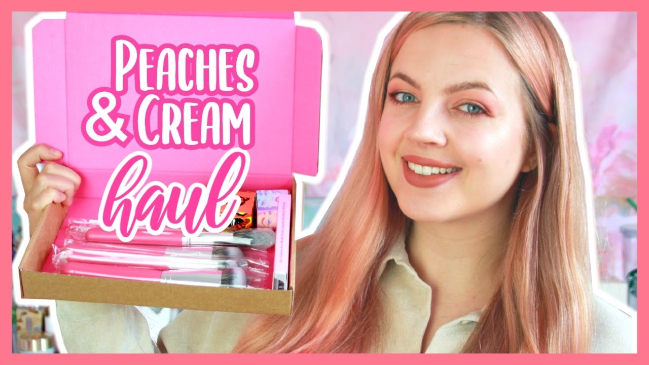 Peaches & Cream Makeup Haul! Best AFFORDABLE Brushes, Pigments, Lashes!! GlamBySam