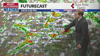 Showers and storms aiming for the Ozarks