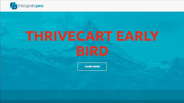 How To Setup ThriveCart So You Can Have Early Bird Pricing Automatically