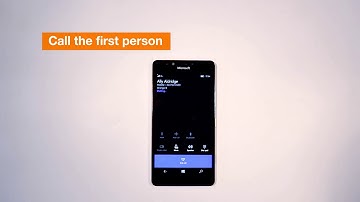 Conference Call on Windows Phone