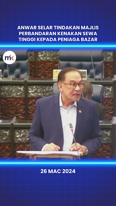 Anwar selar tindakan majlis perbandaran kenakan sewa tinggi kepada peniaga bazar