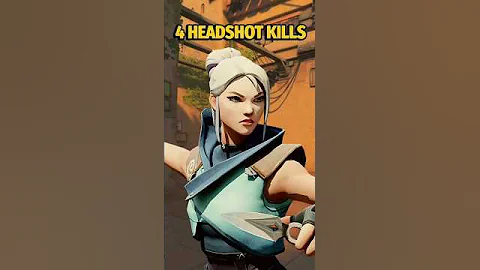 4 HEADSHOT KILLS 🔥 #valorant #valorantclips #gaming