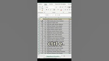 Ordenar datos en Excel de forma fácil #lifehacks #excel #tecnologia #exceltips #informatica