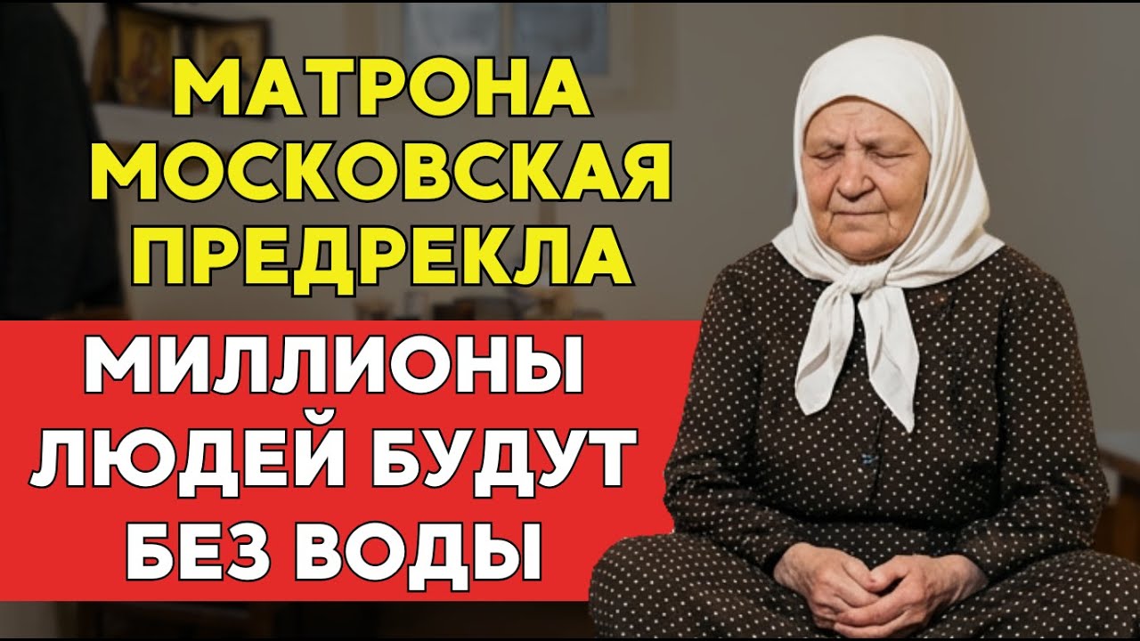 Матрона Московская предупредила - эти реки исчезнут