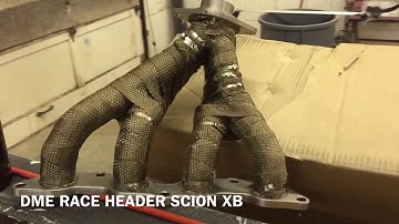 Scion xB race header install / DME race header / eBay exhaust