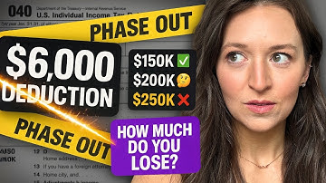 NEW $6,000 Senior Deduction Phase-Out Range Explained + Real Examples