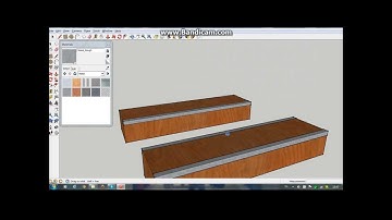 How to make a simple box - (for skate tricks)  in Google SketchUp.