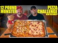 MONSTER 12 POUND PAPPAGALLO'S PIZZA CHALLENGE | Ft. RANDY SANTEL | TRYING TO BREAK THE RECORD!