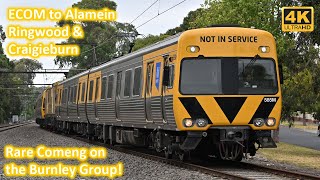 Metros Inspection Comeng Ecom Evette And Iev120 Evie To Alamein, Ringwood Craigieburn 4K