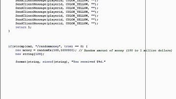 SA-MP Scripting Tutorial 16 - Using the Random Function