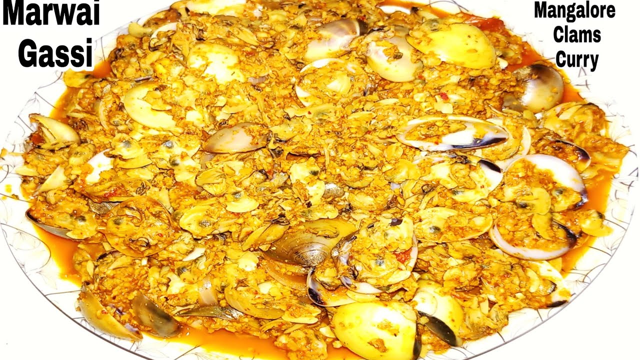 Mangalore Clams Gassi Recipe in Kannada ಕ್ಲಾಮ್ಸ್ ಗಸ್ಸಿ ಕನ್ನಡ ರೆಸಿಪಿ