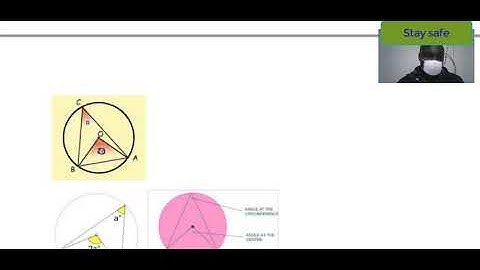 Angle properties of a circle