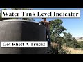 Installed A Water Tank Level Indicator (Wireless) Repaired Window Wells (Shop)