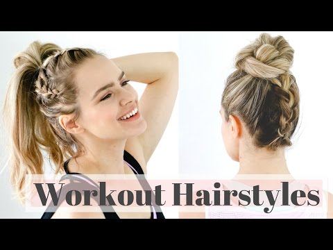 Easy Workout Hairstyles: Back Braid into Bun