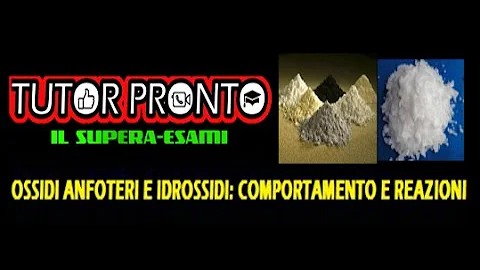 Cosa sono gli elementi anfoteri?