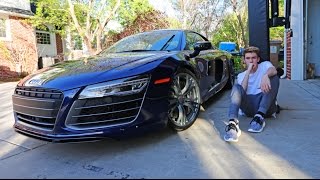 MY NEW CAR  AUDI R8 (16 years old)