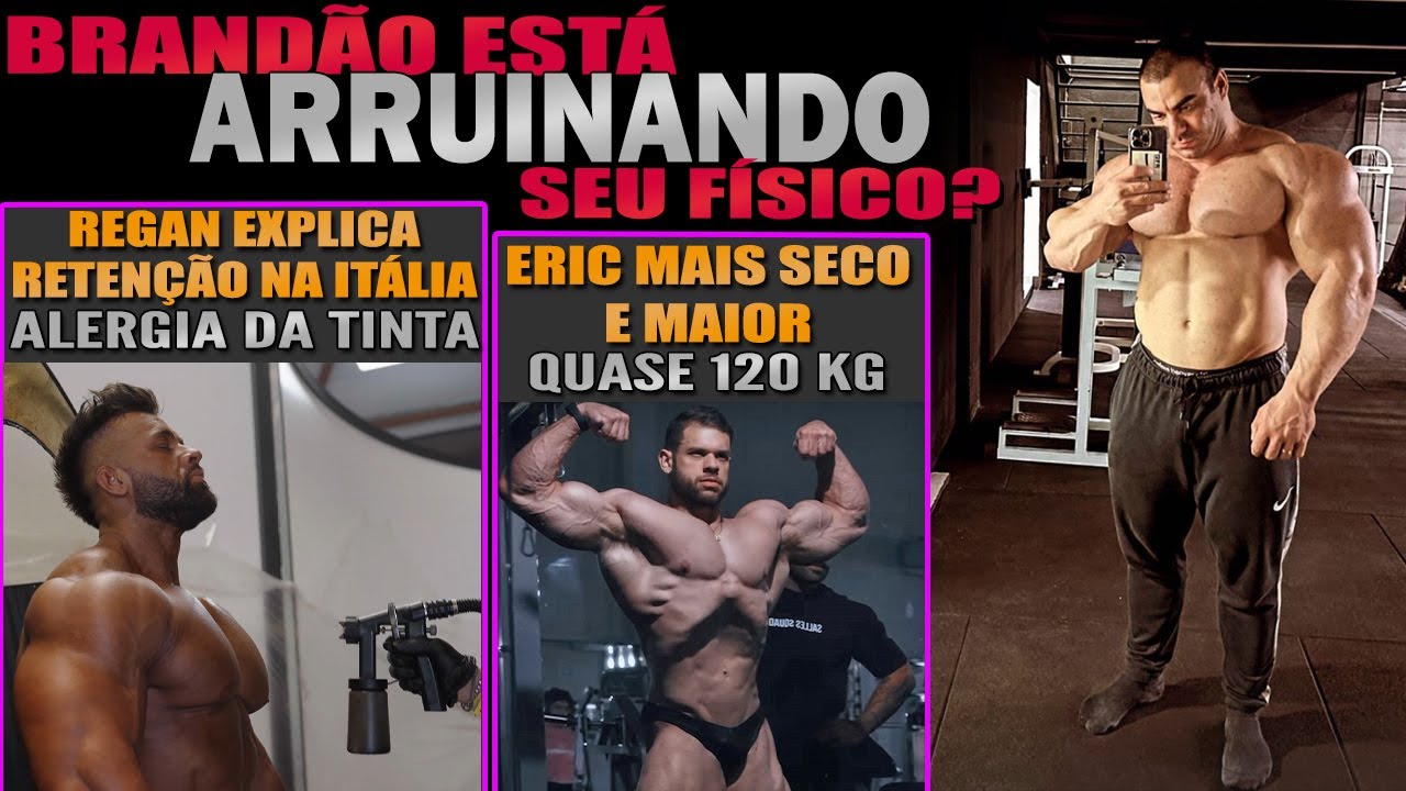 Eric Reegan Bodybuilder Off pesado está afetando a linha de Brandão? + Regan foi longe demais ...