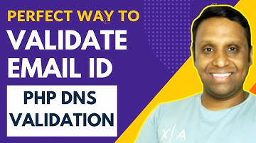 Perfect way to Validate Email ID using PHP | PHP Email ID DNS Validation