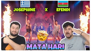 REACTION TO Josephine (GREEK) & Efendi (AZERI) - Μata Hari | MAD Video Music Awards 2021 από τη ΔΕΗ