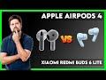 Apple AirPods 4 vs Xiaomi Redmi Buds 6 Lite Comparison