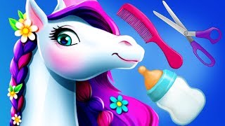 Fun Horse Care Games - Pet Pony Tooth Fairy Makeover Clean Up Hair Salon Kids & Girls Games screenshot 1
