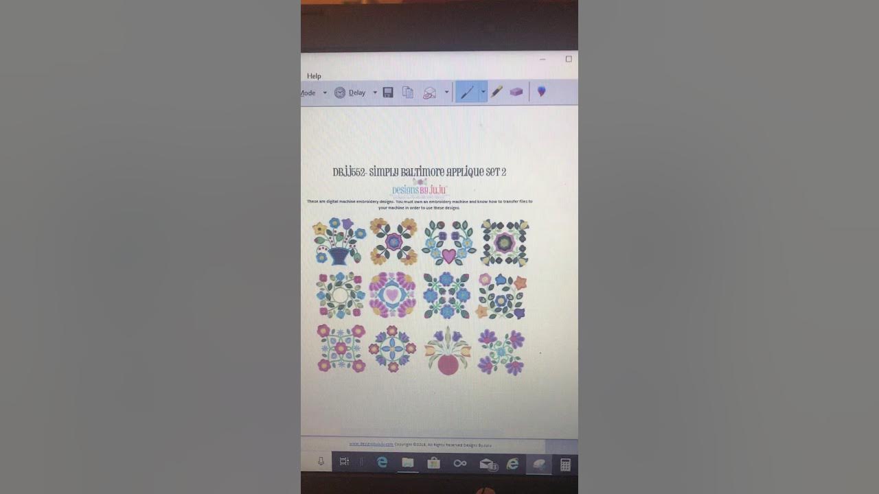 Using OneNote to organize Embroidery Files YouTube