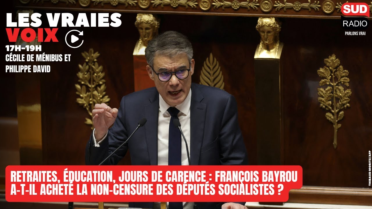 François Bayrou a-t-il acheté la non-censure des députés socialistes ?