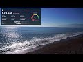 ⚡ Bitcoin Live Price Tracker 24/7 | BTC Fear & Greed | Beach Ambience