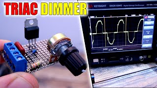 TRIAC AC Dimmer Circuit - How to dim AC Power for Motors and More