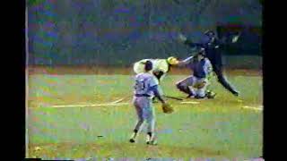 Willie Stargell Pittsburgh Pirates accidentally fouls off a pitch baseball