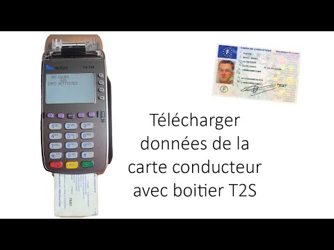 Apprenez à lire une carte conducteur avec le T2S - Verifone 