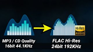 Upscale/Upsample Audio Files to 24Bit 192KHz Hi-Res Tracks Fast!!