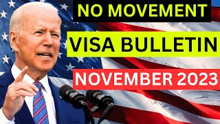 No Change -  November 2023 Visa Bulletin Analysis -  US Immigration