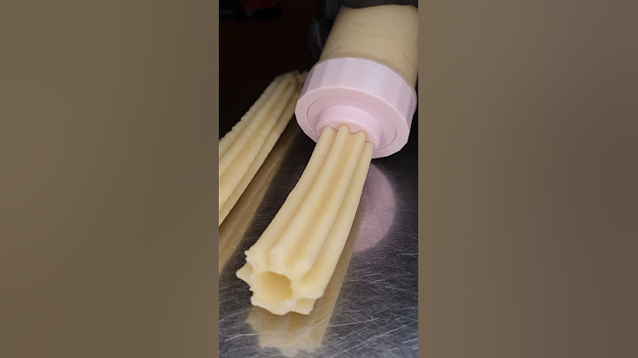olha essa massa de churros 😱