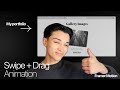 Swipe &amp; Drag Image Aesthetic Animation | Framer Motion | React | In my personal website