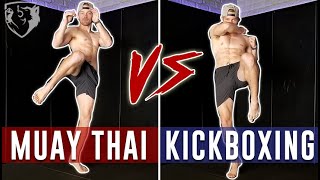 Muay Thai vs Kickboxing KNEE Style