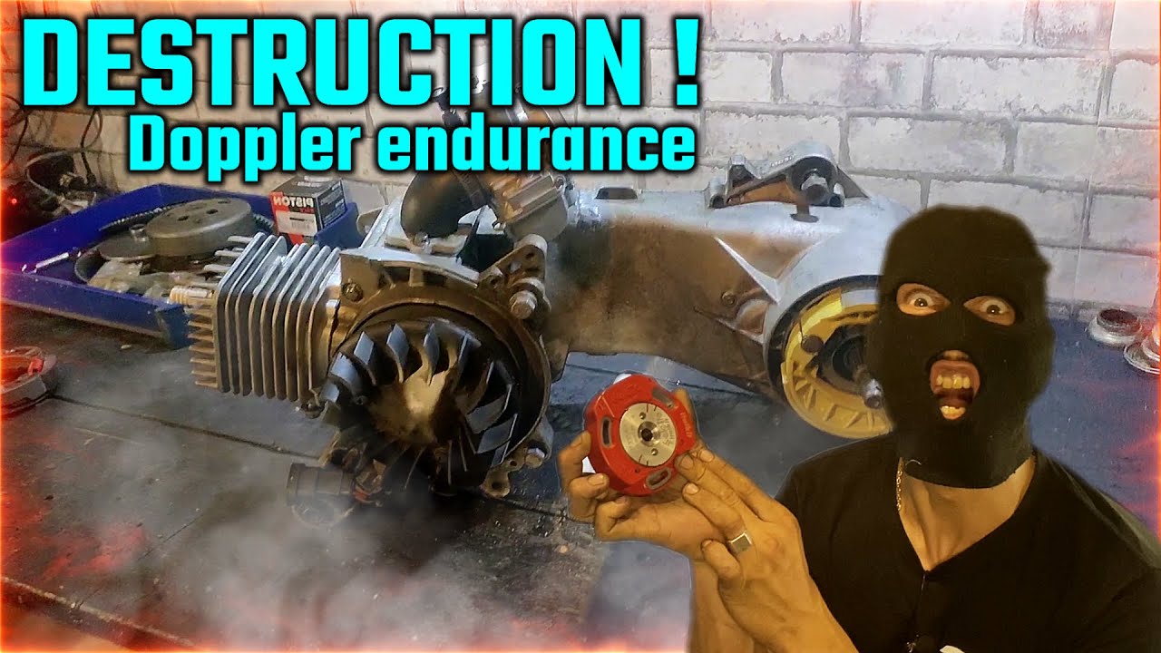 Il DETRUIT son VILEBREQUIN Doppler Endurance sur son Piaggio Zip 70 Athéna Racing