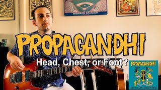 Propagandhi - Head? Chest? Or Foot? (guitar cover)