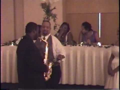 David L. Having Sax With His Wife Erika on their W...