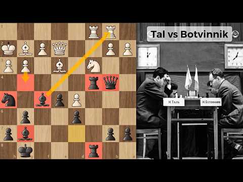 The Craziest Attack Ever - Tal vs Botvinnik 1960