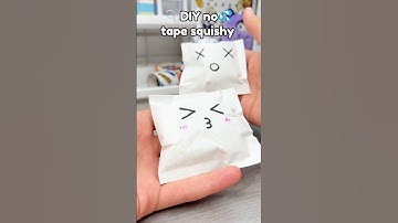 ✨DIY No tape Paper Squishy😯!? #papersquishy #diysquishy #squishy #cutecrafts #papercraft #crafts