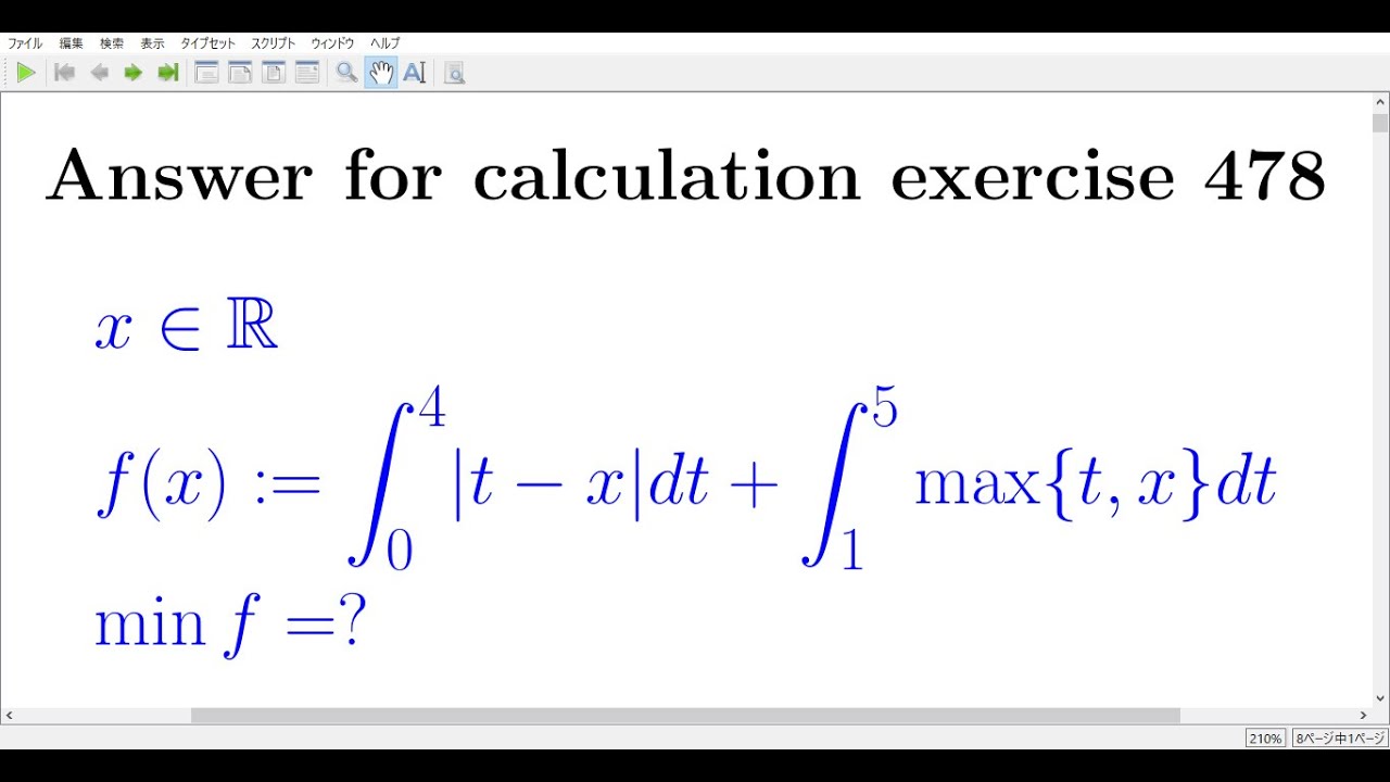 free topics 264 Answer for calculation exercise 478 - YouTube