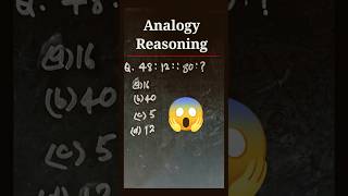 Reasoning का सबसे महत्वपूर्ण प्रश्न 💯💯 #logicalreasoning #reasoningclasess #shorts