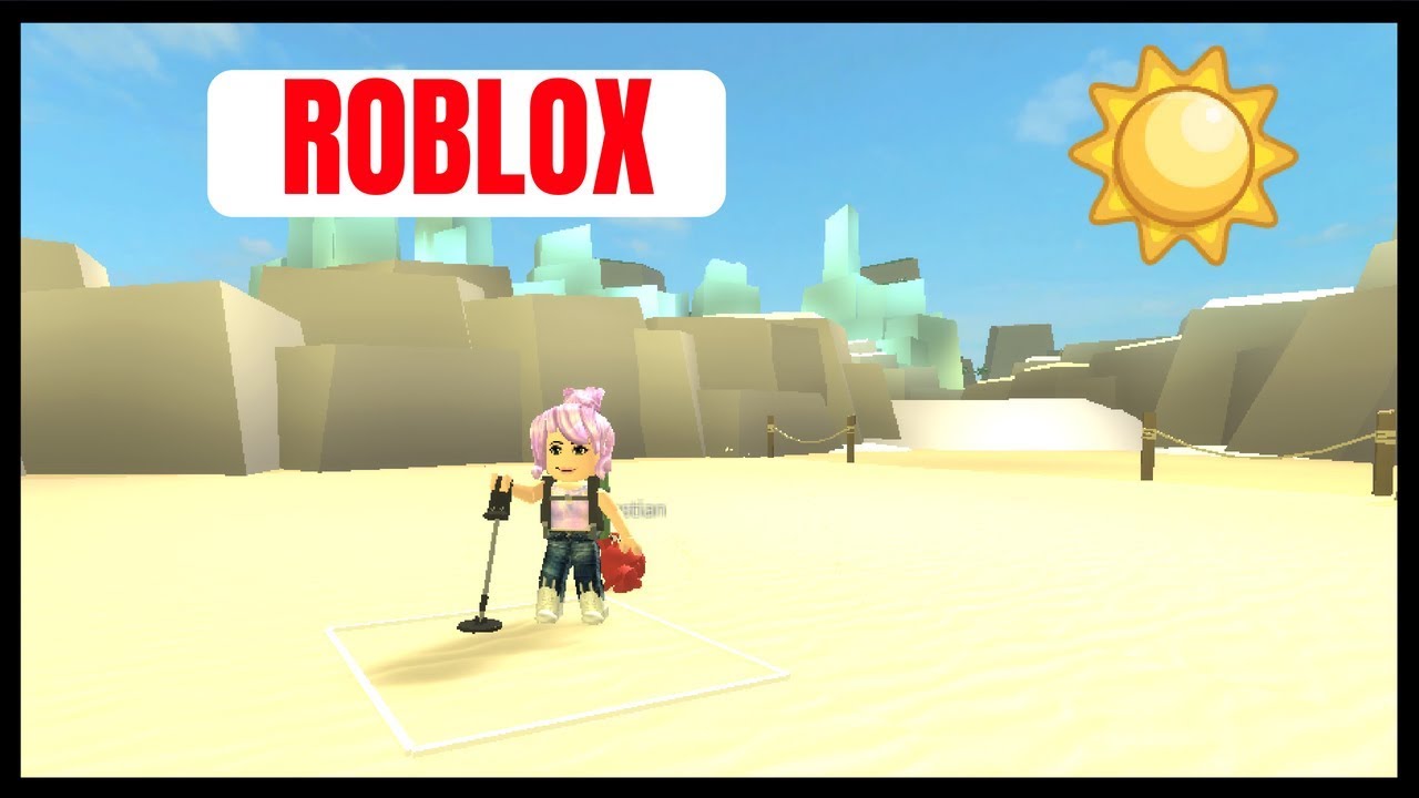 Roblox I Buscando Tesoros En La Playa I Beach Simulator Youtube - buscando tesoros en la playa roblox metal detecting simulator