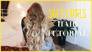 SOFT LOOSE CURLS - HAIR TUTORIAL // Hope Cross