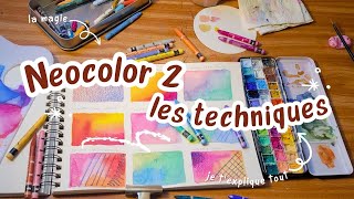 ★ Neocolor 2 Caran d'Aches ❤ Comment les utiliser ?!